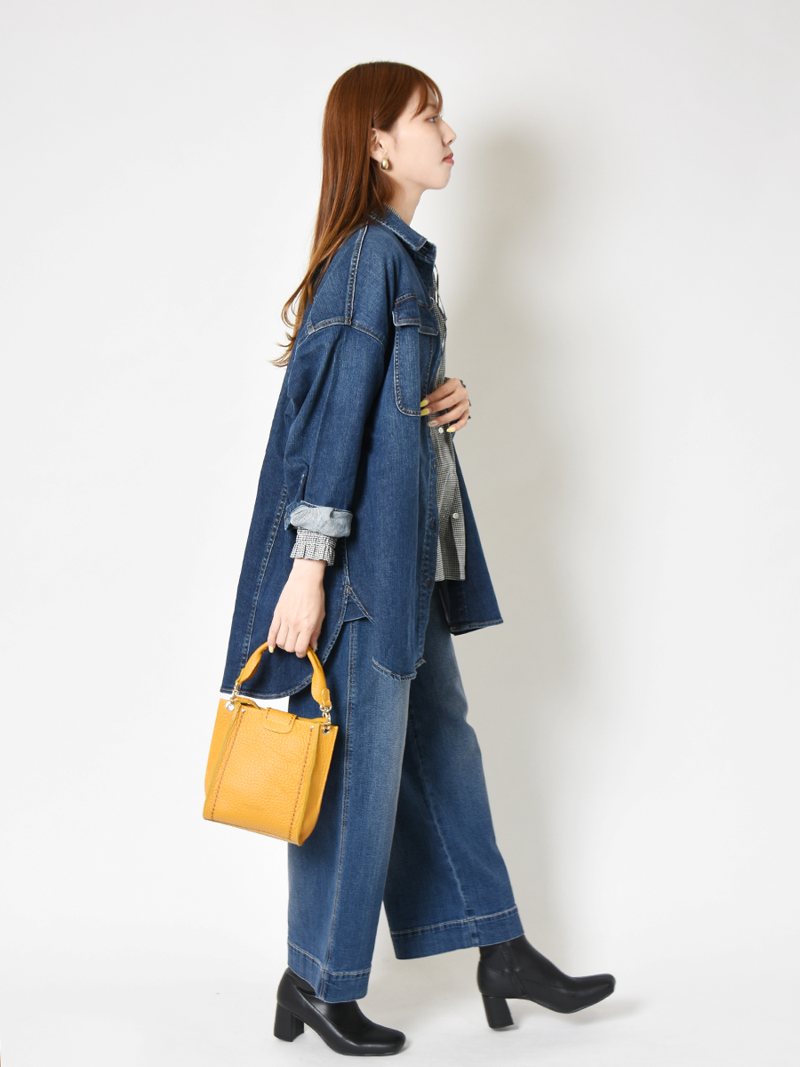 Healthy DENIM オーバーシャツ スタイリング03